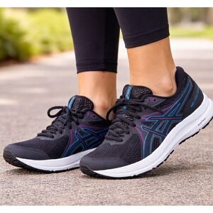 NWT ASICS Womens Gel-Contend 7 Running Shoes Shoes 10 Graphite Grey Activewear